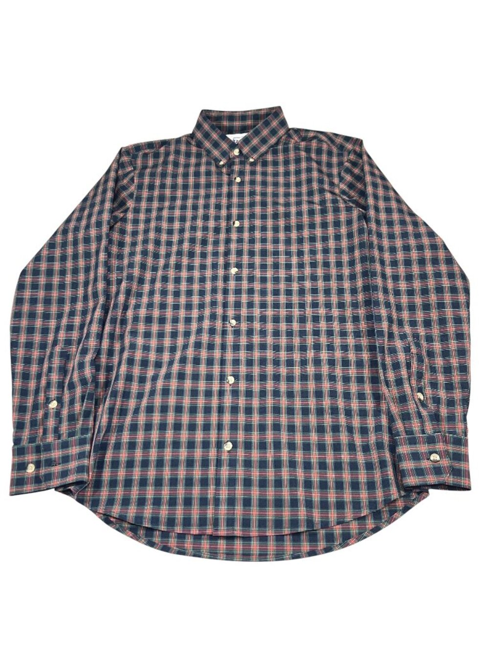 Mizzen+Main Mens Leeward Medium Trim Fit Performance Plaid Button Down Shirt